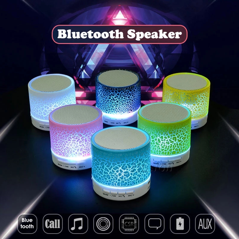

Bluetooth Mini Speaker Portable Wireless Loudspeaker LED TF USB Subwoofer Audio Music Player For Phone or Computer employ