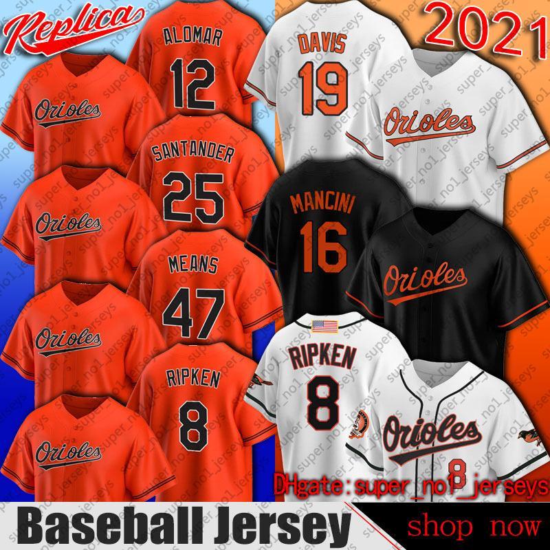 

Baltimores 8 Cal Ripken Jr Oriole Jersey Mitchell & Ness 16 Trey Mancini 19 Chris Davis Jerseys Anthony Santander John Means Pedro Severino, Custom jersey