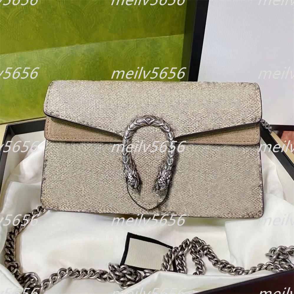 

5A high quality fashion shoulder bags Dionysus Series Supreme Canvas Super Mini Handbags Plaid Flower Brand Cross body purses Hobo Clutch Bags Totes Wallet, Khaki