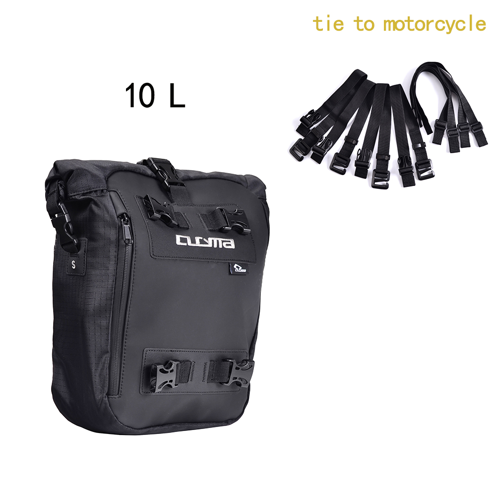 

Motorcycle Bags 10L Motorbike Trunk Bag Commuter Sport Urban Motorcycle Seat Tail Touring Bag