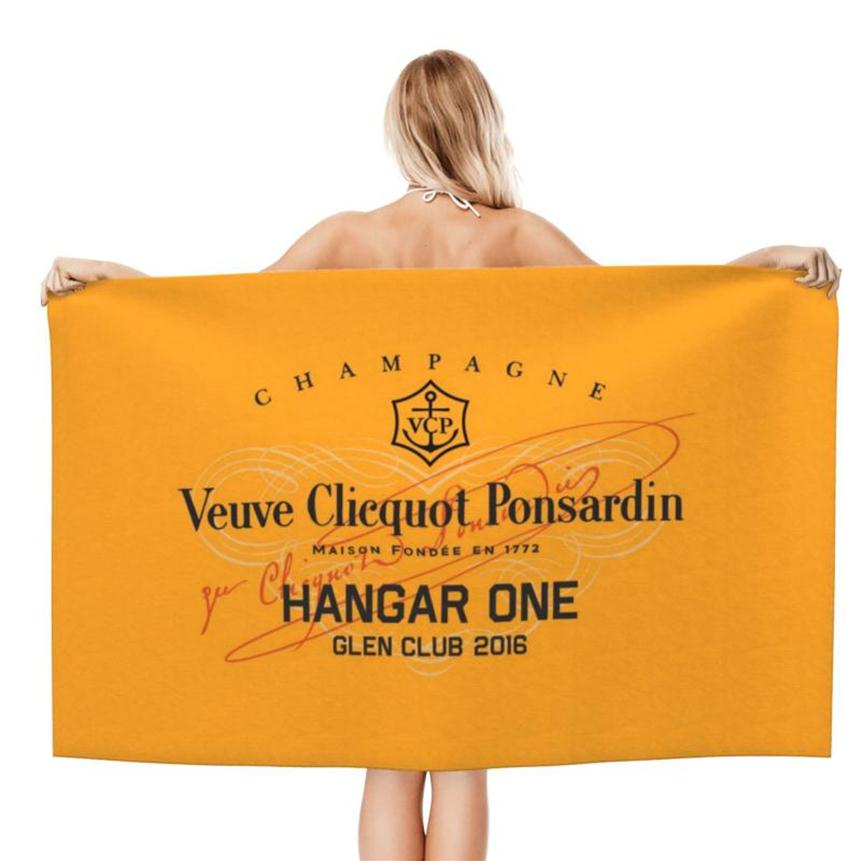 

Towel Large-size Bath Towels Veuve Clicquot Champagne Beach Towels Personalized Design Luxury Towels vcstyj10258R, Multicolor