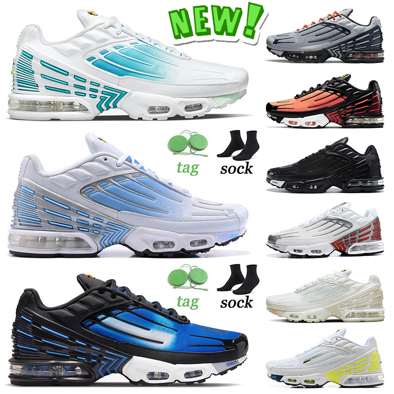 

2022 High Fashion TN Plus Tuned 3 III Running Shoes Aqua and Volt Blue Tiger Triple Black White Silver Yellow Obsidian Rainbow Crimson Red Mens Women Sneakers Trainers, B37 blud void 39-46