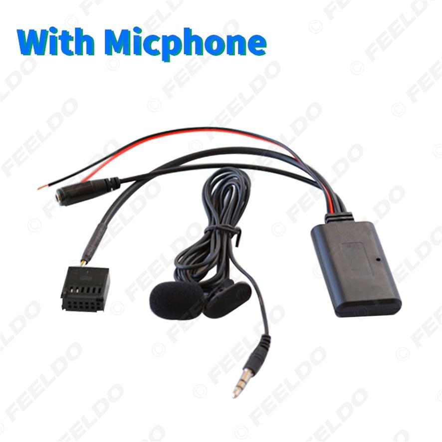 

Car Wireless Bluetooth Module Adapter For Ford Focus Fiesta Mondeo Music 12Pin Aux Cable Stereo AUX-IN Bluetooth AUX Kit #6291220B