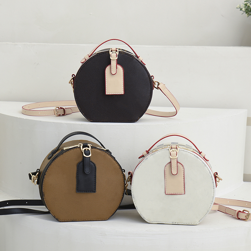 

CLassic Handbags Designer Bag Women Crossbody Bags Brand Round Bags Luxury Purses, Color 01