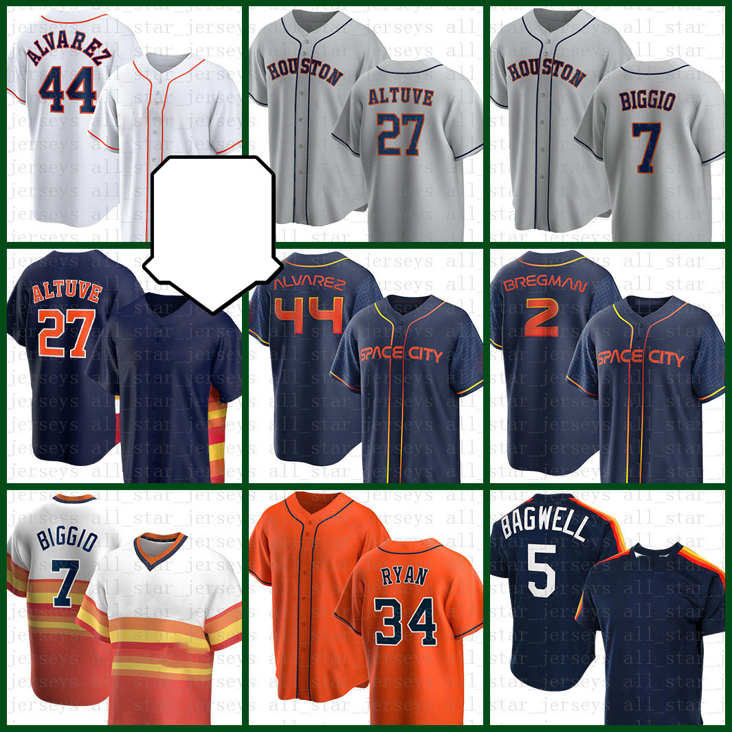

Houston Baseball Jersey 27 Jose Altuve Yordan Alvarez Craig Biggio Alex Bregman Nolan Ryan Jeff Bagwell Justin Verlander Carlos Correa Yuli Gurriel Chas McCormick, Retro(taikongren)