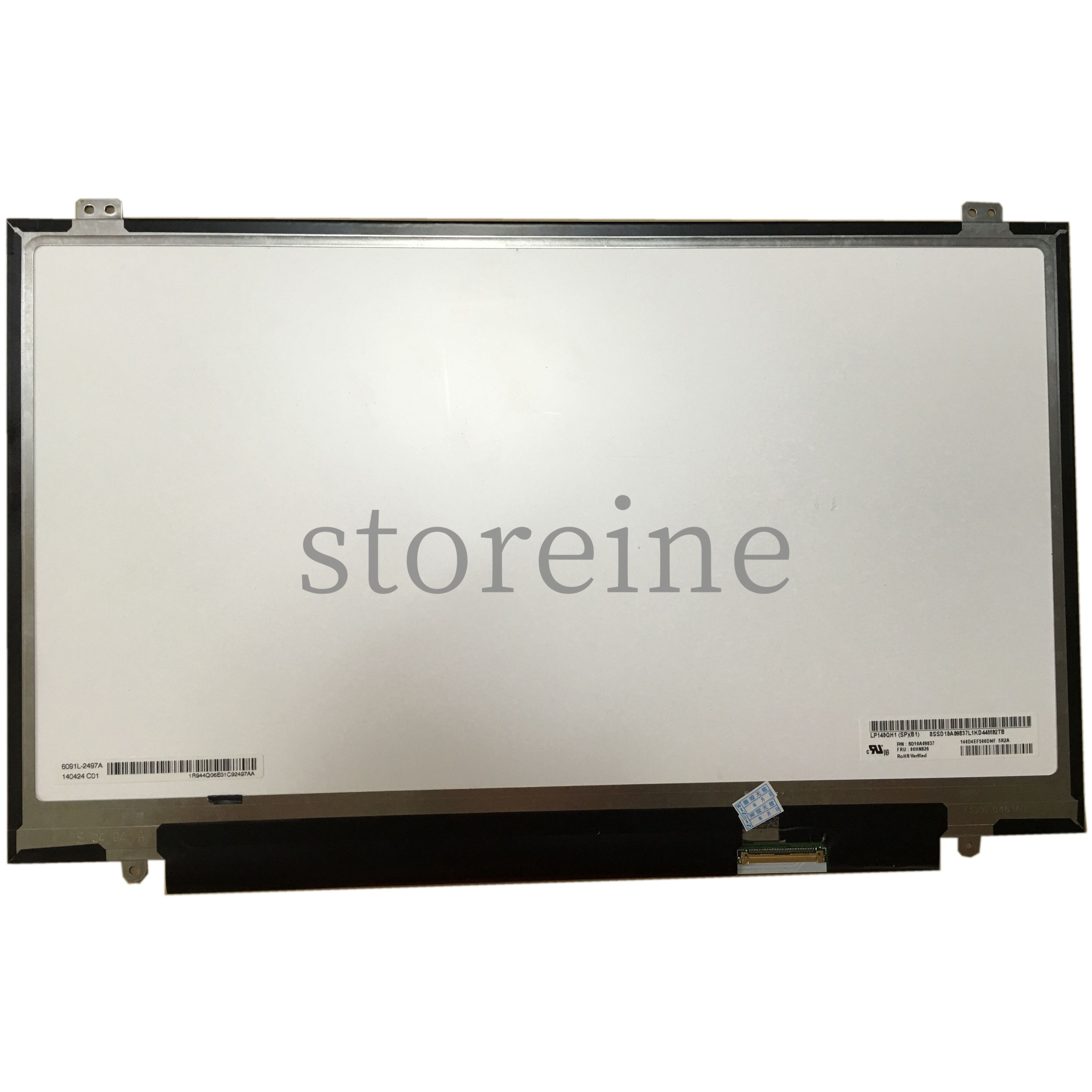 

LP140QH1 SPB1 LP140QH1(SP)(B1) 14''Laptop LCD LED Screen For Lenovo X1 Carbon 2560*1440 Non-touch