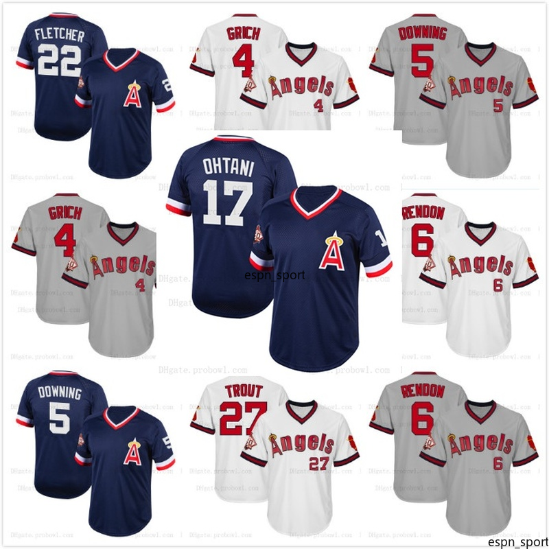

Mens Womens Youth Canifornia 60th Anniversary 17 Shohei Ohtani Albert Pujols 27 Mike Trout Anthony Rendon Angels Baseball Jerseys 002, Youth/s-xl grey