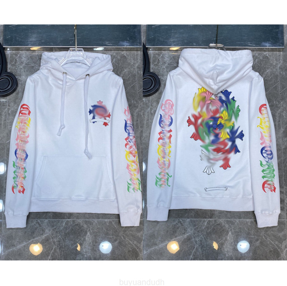 

New Chrome Mens Designer Fashion Sweatshirts Classic Brand Ch Loose Hoodie Horseshoe Sanskrit Print Luxury Jacket Pullover Hooded Tops Coat Hearts Sweater 067w, Picture contact customer service