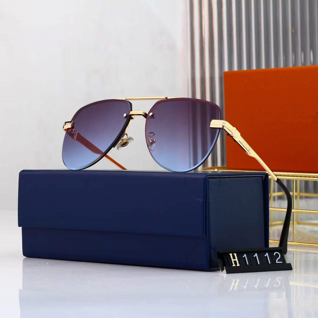 Designer LOU VUT luxury cool sunglasses Men and Women Popular 1112 Sunglasses Charming Fashion Top Quality UV Protection driving Come With Packag-image-866521471