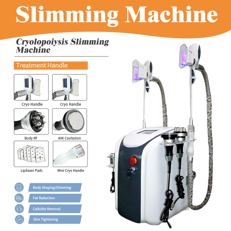 

Cool Sculpt Fat Freeze Machine Lipolysis Laser Loss Weight Cryolipolysis Cavitation Cellulite Reduce Rf Skin Tightening Machines 3 Cryo Handles 7 In 1