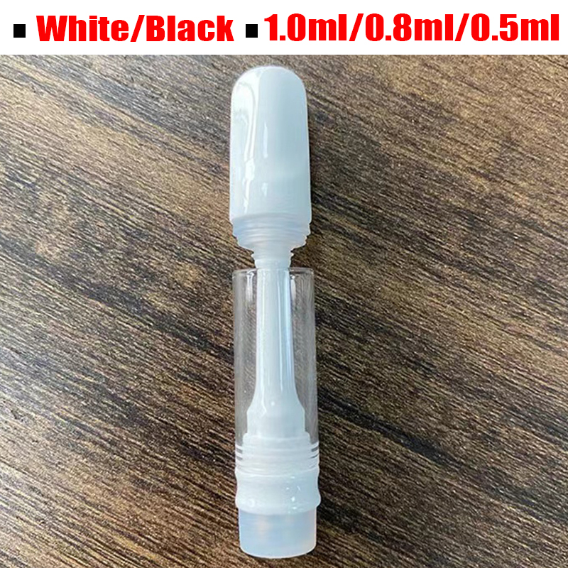 

Oil Lead Free Full Ceramic Vape Cartridges 1.0ml 0.8ml 0.5ml Atomizers D8 Vapes Pen Cartridge TH205 510 Thread Disposable Carts Snap Top Thick Wax Dab Packaging Empty