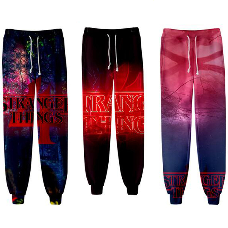 

Stranger Things Season 4 Sweat Pants 3D Joggers Pants Casual Trousers Men/Women Hip Hop Sweatpants Streetwear Cosplay Costume, 015