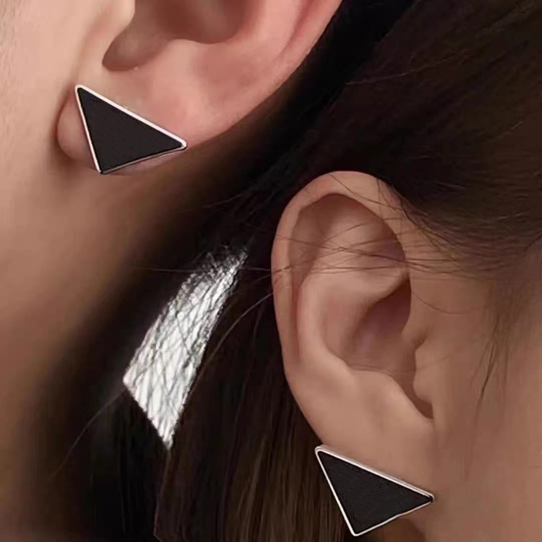 

New Fashion Triangle Women And Men Big Circle Simple Earrings Hoop Earrings for Woman High Quality Wedding Jewelry