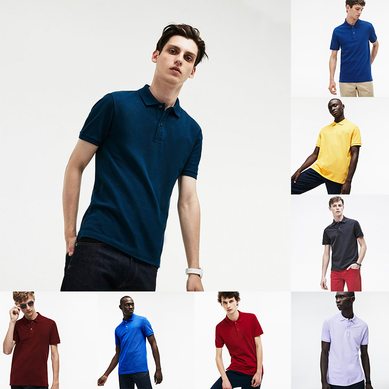

Polos Mens Designers Brands French Crocodile Polo Man s Casual Cotton Sleeve Business Chest Letter Luxurys Clothing Shorts Sleeve Clothes