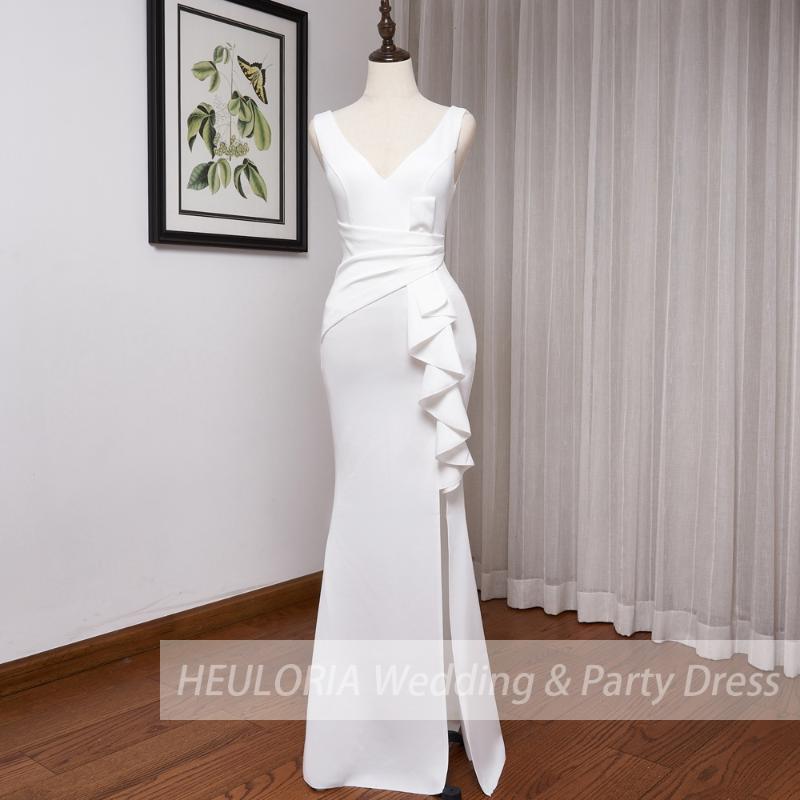 

Party Dresses Women's Long Formal Prom Evening Dress V Neck Mermaid Wedding Plus Size Ceremony Bespoke Occasion DressParty, Black