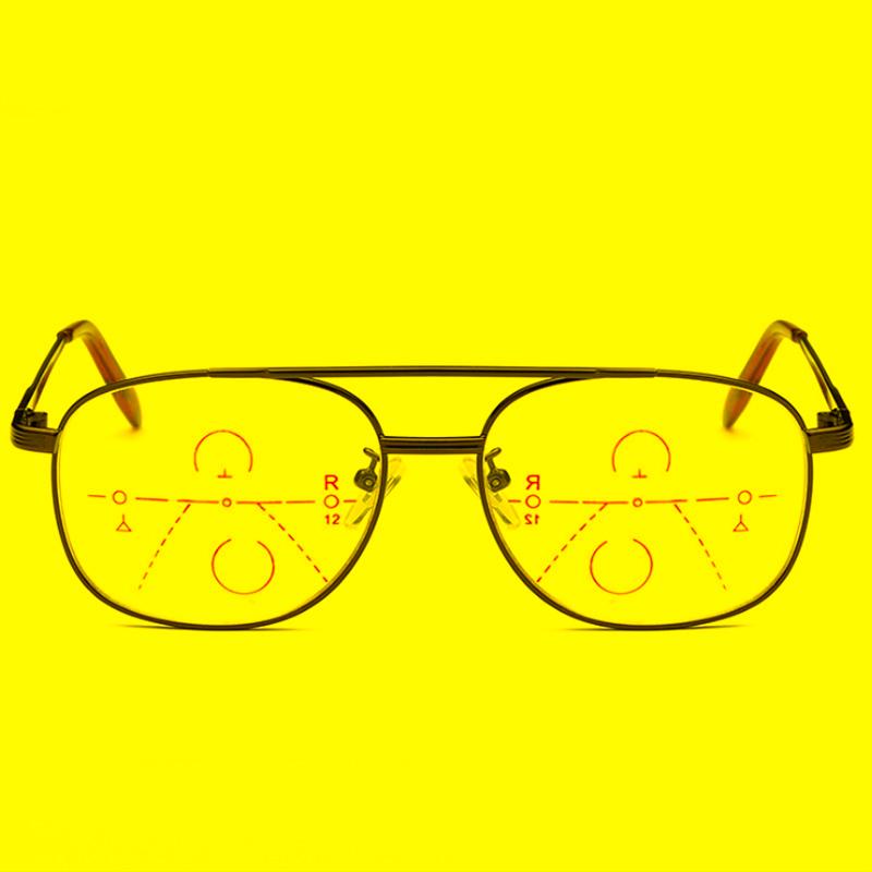 

Sunglasses Progressive Multifocal Reading Glasses Men Smart Zoom Women Far Near Aight Anti-blue Presbyopic GlassesSunglasses