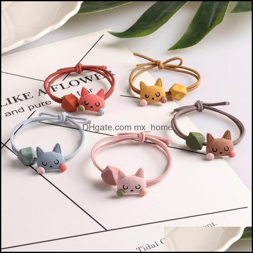 

New Pattern Cute Cats Spa Bath Shower Makeup Wash Face Hair Band Headbands Transportation Drop Delivery 2021 Accessories Baby Kids Matern, Multi-color