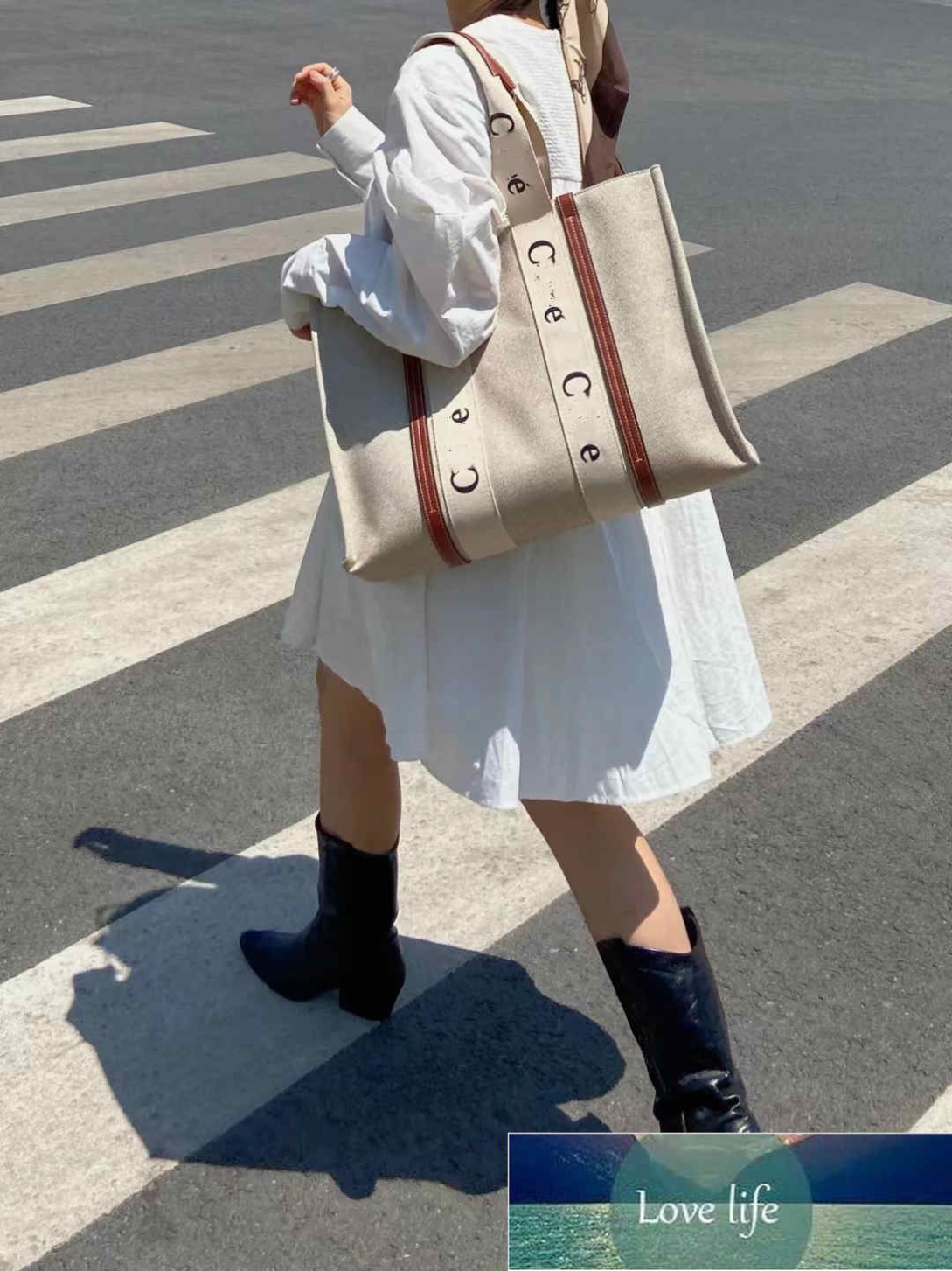 

LuxurysDesigners Bags letter print High Quality Fashion Tote Letter bag Printing Women's Handbag Female Classic, Black