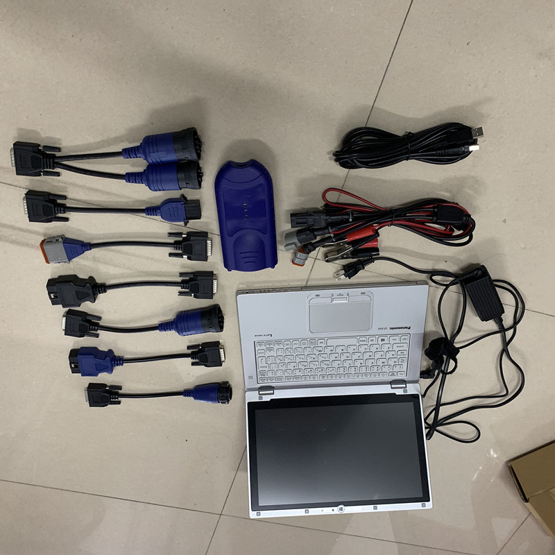 

Nexiq USB Link Heavy Duty Truck Diagnose Tool with CF-ax2 laptop Diesel Truck Diagnostic