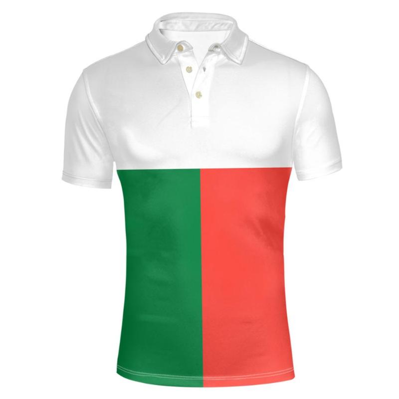 

Men' Polos Youth Diy Free Custom Made Name Number Mdg Shirt Nation Flag Mg Malagasy French Country Print Po ClothingMen' Men'sMen, 1001