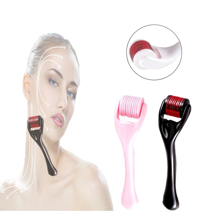 540pins derma roller 0.2/0.3mm needles length titanium micro-needles dermoroller mesoroller for skin care anti hair loss treatment for face micro-image-776223297