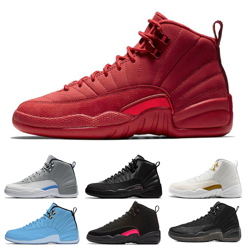 

New Arrival Jumpman 12 12s Mens Basketball Shoes Winterized Gym Red College Navy Wings Black Bulls University Blue Sport Sneakers Fashion Trainers Size 7-13