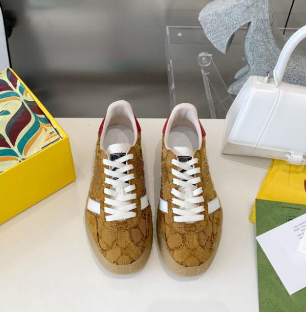 

Designer luxury casual shoes embroidery design women gazelle sneaker retro sneakers fluff upper rubber sole comfortable out partying