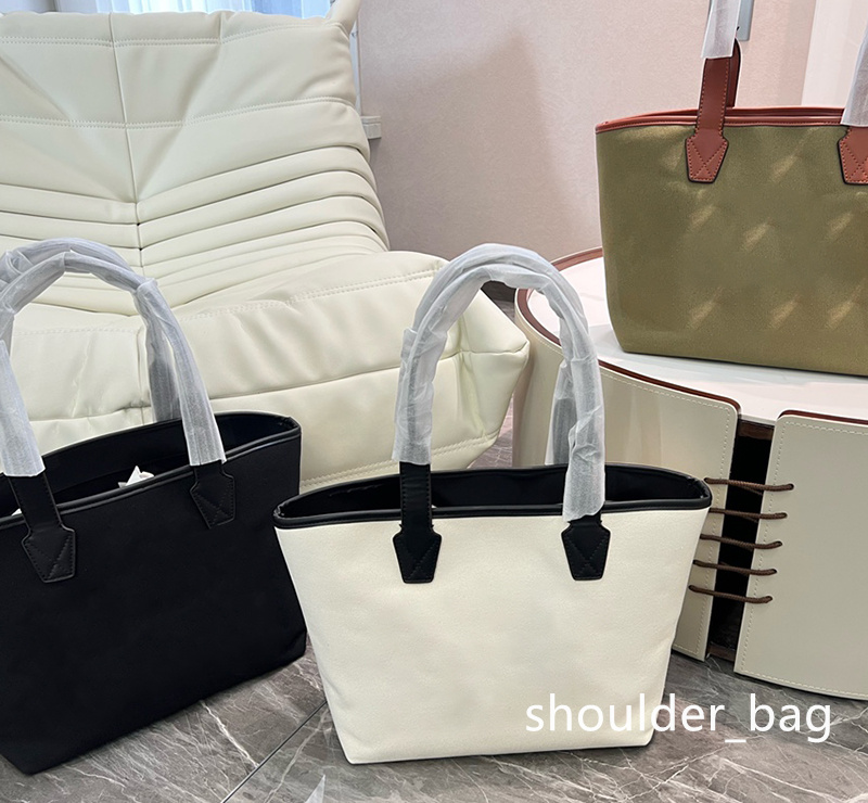 Sacs à bandoulière fourre-tout Sac à provisions été doit avoir une grande capacité d'embrayage moraillon fourre-tout mode lettre Shopping coton t