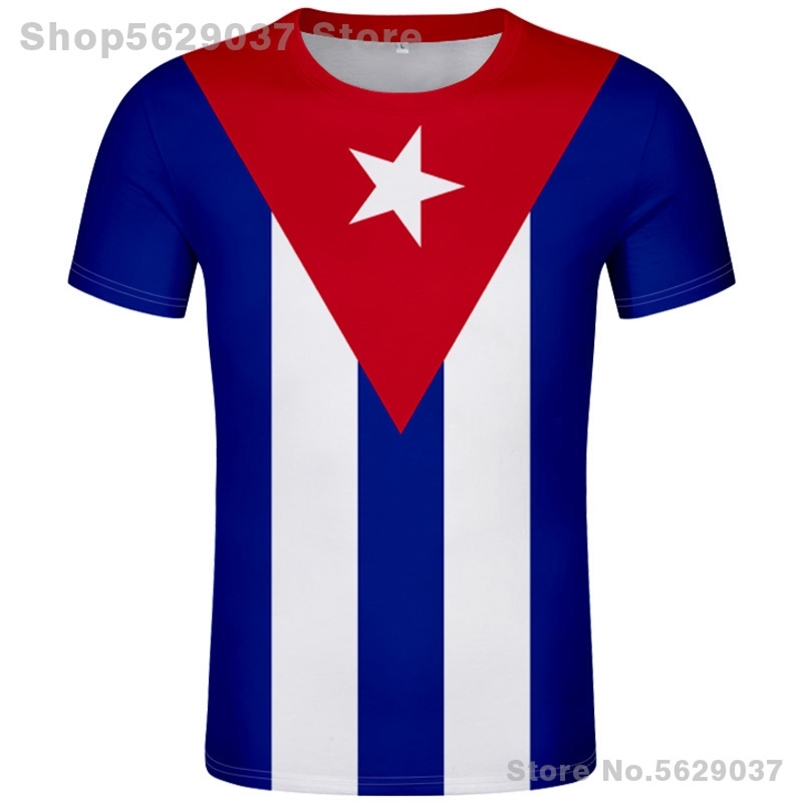 

CUBA t shirt diy free custom made name number t-shirt nation flags spanish country cu Ernesto Guevara print po cuban clothing 220702, Style 15