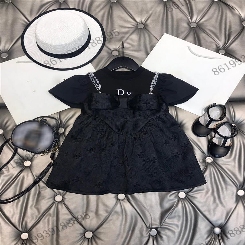 

girls t shirts +vest skirts brand designer Clothing Sets childrens autumn long sleeve tracksuit boys wear size -150302m, 01