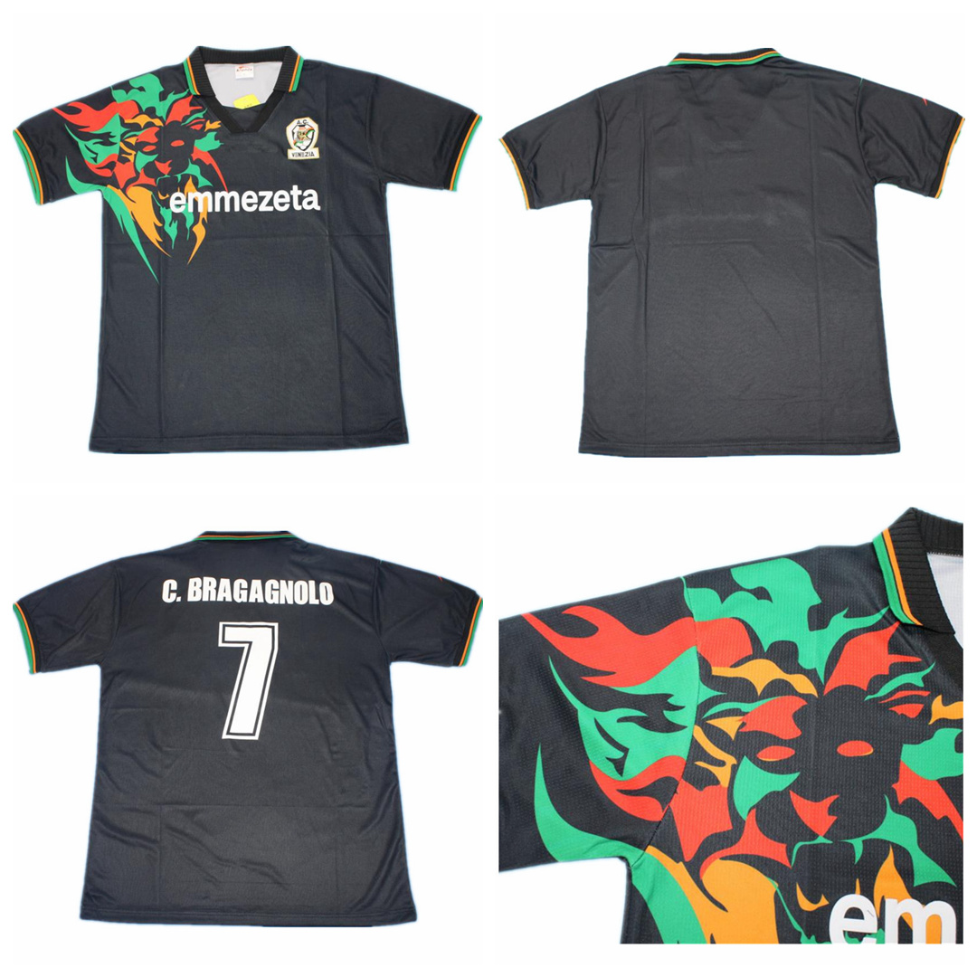 

VENEZIA 97 98 SOCCER JERSEYS maillot classic vintage camisetas football shirts Uniforms men home MICELI MANIERO RECOBA, 97-98 home