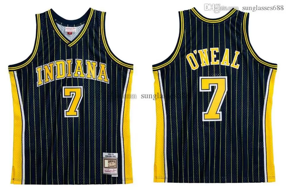 

Stitched Jermaine O'Neal Jersey S-6XL Mitchell & Ness 2003-04 Mesh Hardwoods Classics retro basketball jerseys Men Women Youth
