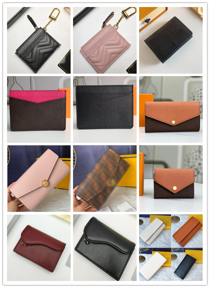

Designed Marmont Card Holder Brand Wallets AS Key Chain Decoration Zipper Coin Purse #627064, Black