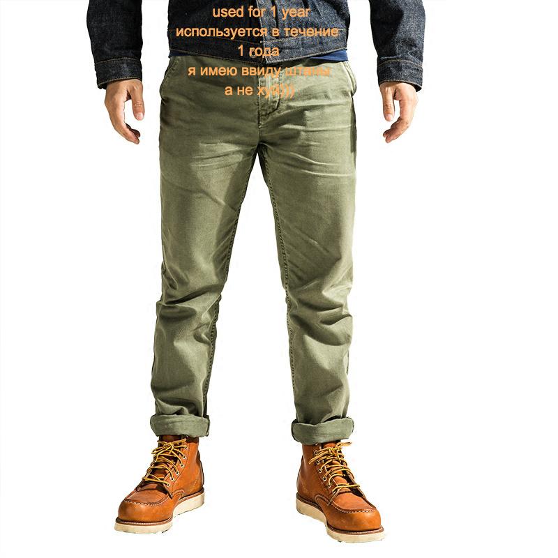 

Men's Jeans Chino-0001 Rockcanroll Mans One Washed Cotton Casual Quality Pants 3 ColoursMen's, Khaki