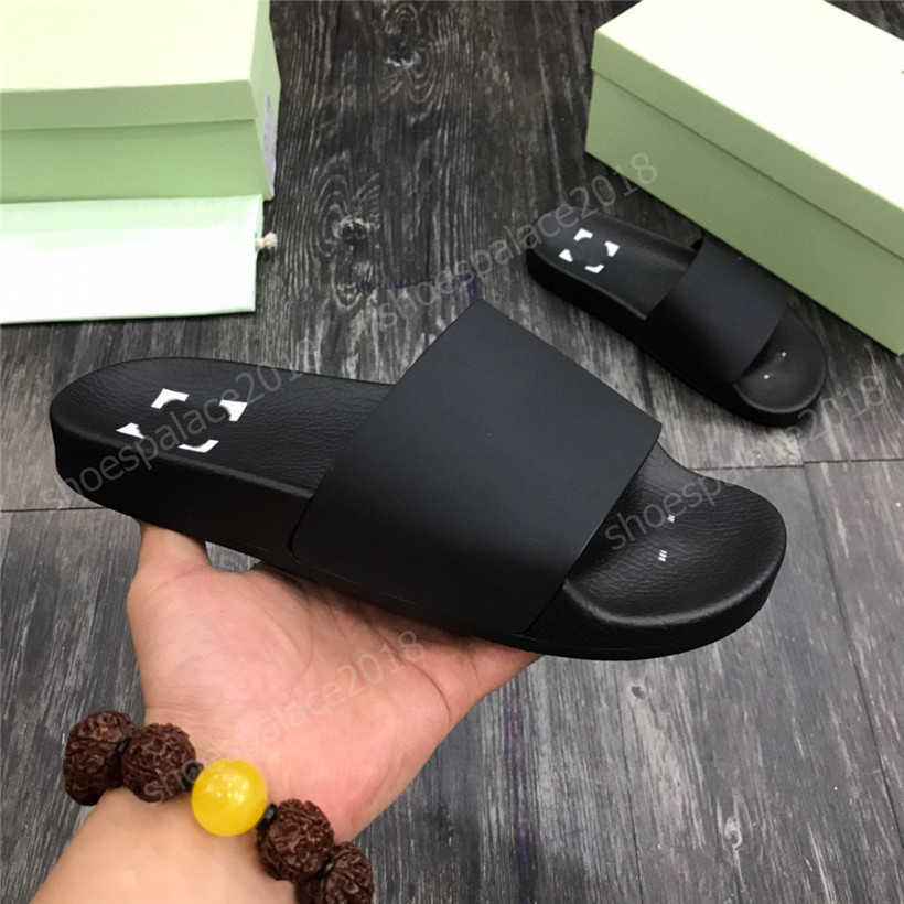 

Paris Mens Womens Off Slippers Home Office Summer Sandals Beach Slide Fashion Slipper Ladies Casual Shoes Print Stripes Band Leather Solid, Black red