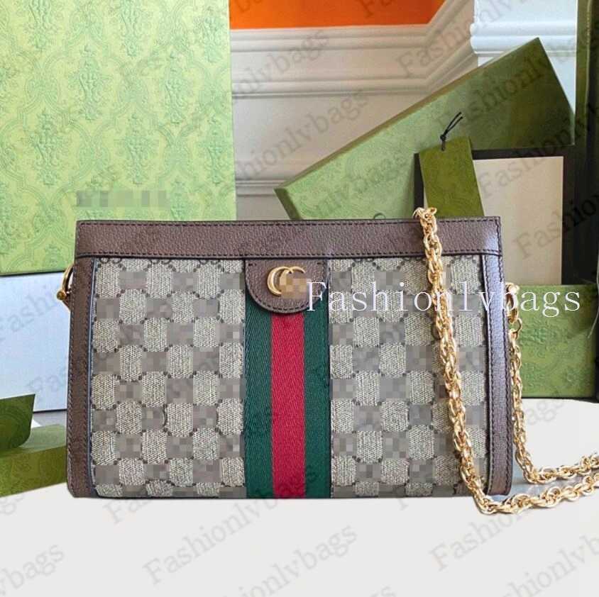 

Wallet Ophidia Chain Shoulder Crossbody Bags Luxurys Designers Handbags Purse Wallets Leather For Women Fashion Shopping Bag, Clear