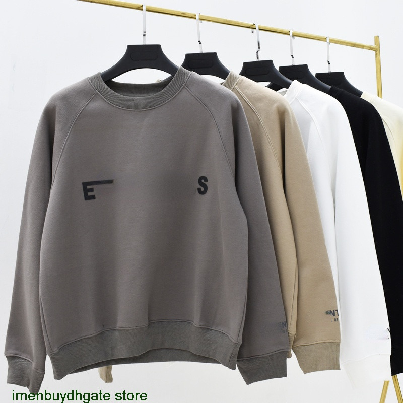 2022 Fashion Brand Design Essential Fall Winter Hoodie Multi Thread Bear Loose Couple Fog High Street Sweater Long Sleeve Round Neck Men Women