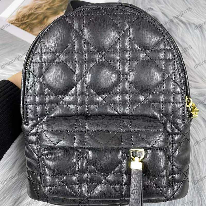 

Women Backpack Leather Shoulder Bags Luxury Designer Backpacks High Quality Ladies Back Pack Bag Golden Zipper Handbags Black School Travel, Increase freight