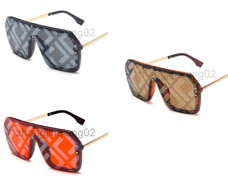 

Designer Ff Fend Sunglass Cycle Luxurious Fashion Woman Mens Trend One Piece Large Frame Metal Vintage Baseball Sport Fd Summer Sunglasses