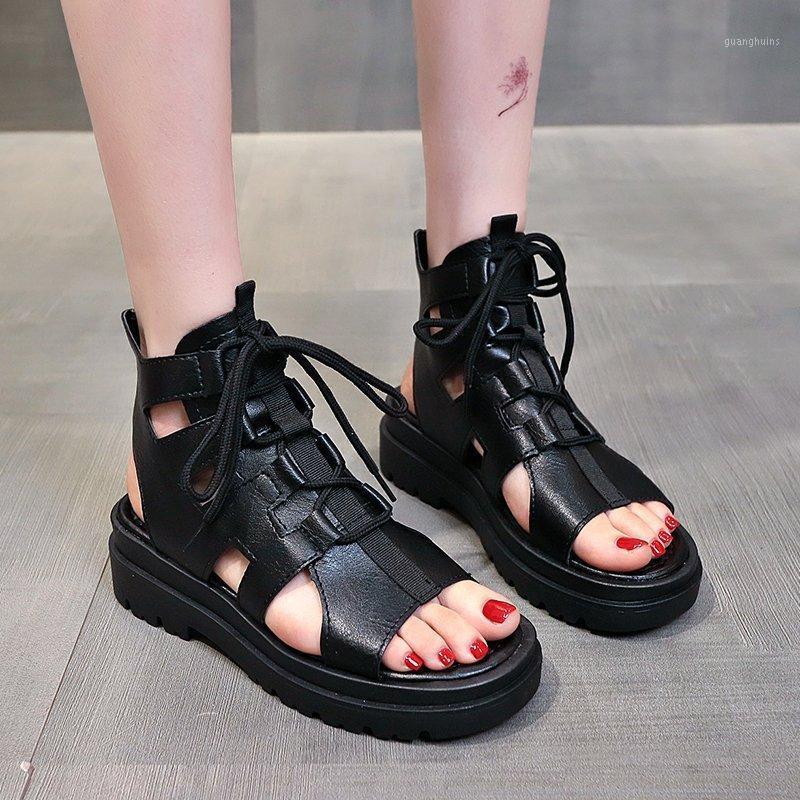 

Sandals 2022 Women's Rome Elegant For Women Soft Water Proof Platform Fashion Gladiator Casual Shoes, Black