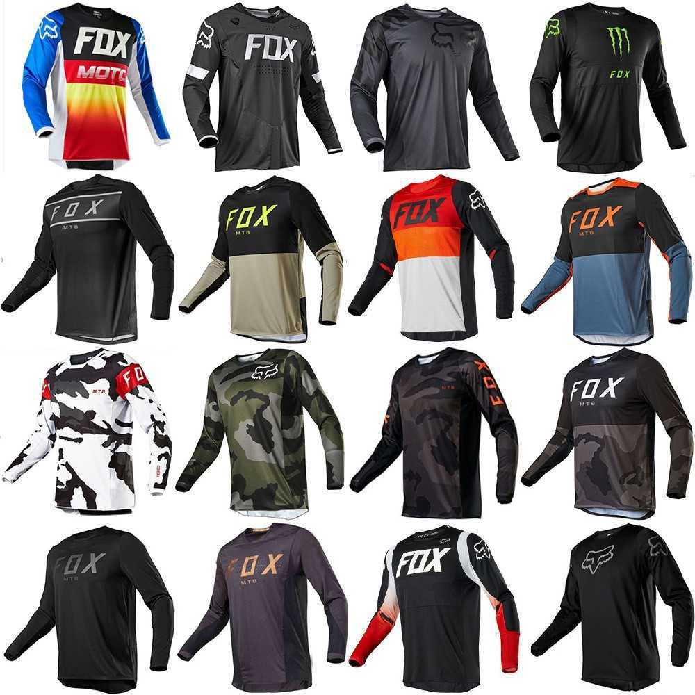 

22 New F1 t Shirts Fox Speed Down Mountain Bike Riding Men's and Women's Long Sleeve Summer Cross Country Motorcycle Racing