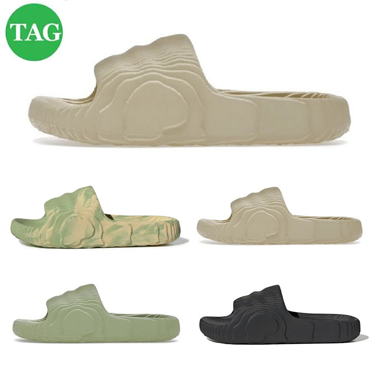 

Adilette 22 Men Women Designer Slippers Slides Sandals Platform Shoe Fashion Magic Lime St Desert Sand Black Grey Slipper Slide Sandal Shoes Scuffs 36-45, Pay for box