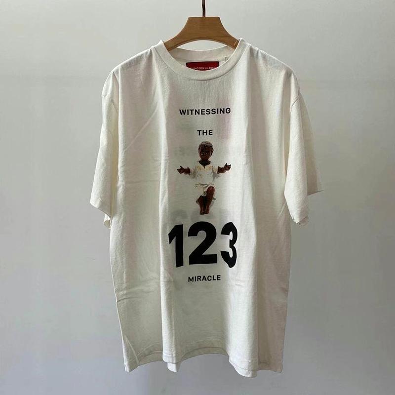 

Men's T-Shirts 123 T-shirt Men Women Number Printing High Quality Cotton Loose Tees RRR123 T ShirtsMen's