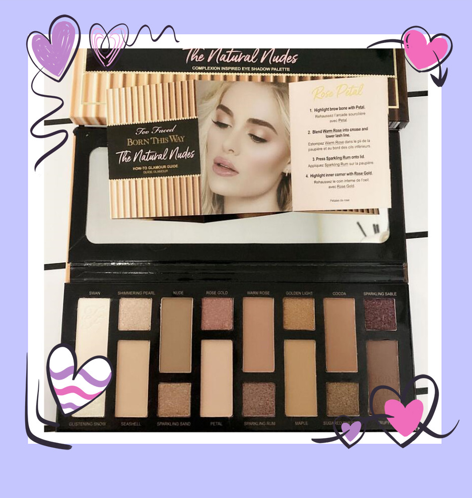 

Beauty Faced Born This Way The Natural Nudes Eye shadow Palette, Mixed color