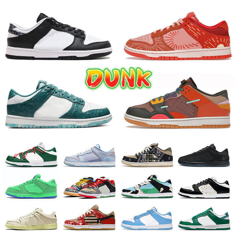 

2022 Original Scrap Low Running Shoes Men Women Paisley Trainers Ocean Winter Solstice Chunky Brown Unc Sports White Gum Dusty Olive Medium Curry Designer Sneakers, Pay for box