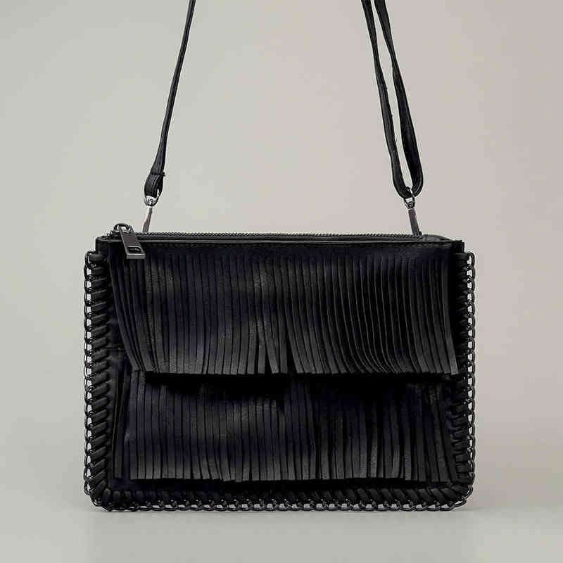 

Evening Bags Vintage Tassel Fashion Shoulder for Women Retro Winter Ladies Side Crossbody Bag Work Luxury Female Clutch Simple Tote New 220407, Red