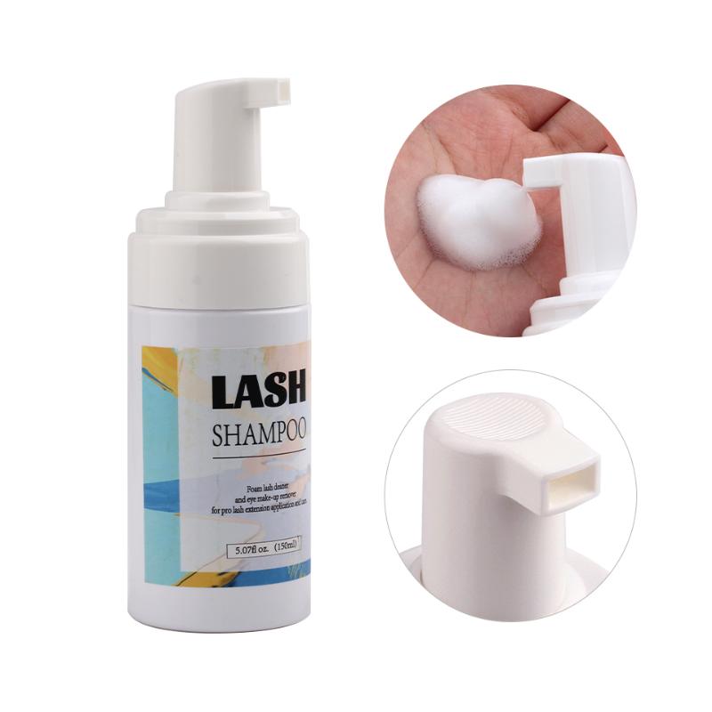 

False Eyelashes High Quality 150ml Eyelash Shampoo Gentle Cleansing Eyelashes/Grafting Extension Mousse Foam Pro ClearFalse