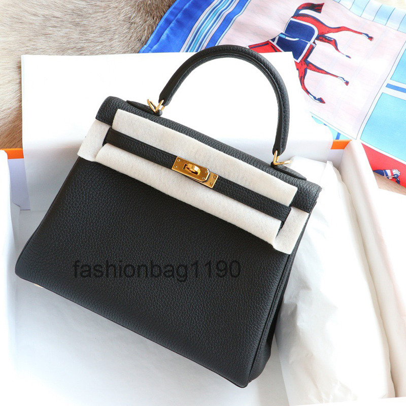Sacs à main Femmes 2022 Hermss Designer Sacs Kellies Hands sacs en cuir One épaule Messenger Sac de deuxième génération Litchi bwhqphz