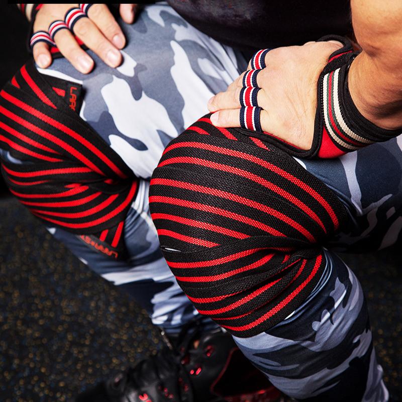 

Elbow & Knee Pads 1pcs Wraps Men Fitness Weight Lifting Sports Bandages Squats Training Equipment Accessories For Gym 180 8CMElbow, 1 pcs red