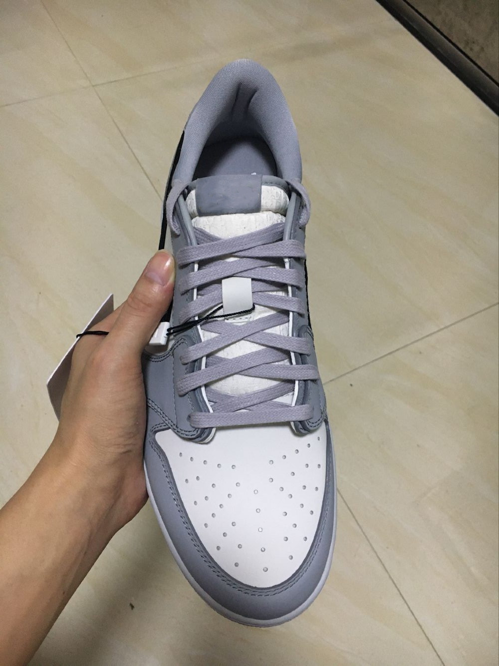 

Jumpman basketball shoes men athletic shoes Jorden1s low, Grey